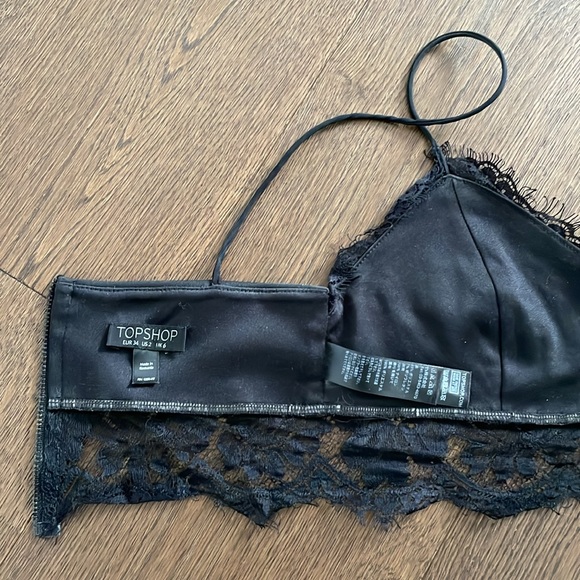 Topshop Lace Bralette Top - Picture 3 of 3